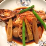 山海づくし勝也 - ノドグロの煮付け