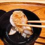 日本料理 柳燕 - 白甘鯛の松笠揚げ