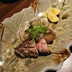 隠れ家愉膳 亥の子 - 丹波黒鳥もも炭火焼き