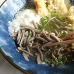 竜ヶ水そば - 十割そばの麺です