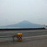 竜ヶ水そば - この日の桜島