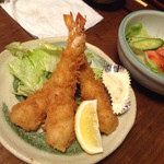 甲子屋 - 5月12日デカ海老フライ