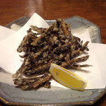 甲子屋 - 5月12日どじょうの唐揚げ