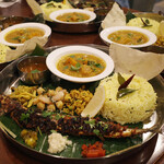 ガネーシュ - 秋刀魚ミールス(4300円)