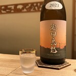 銀座 有涯 - 日本酒は女将さんのチョイス