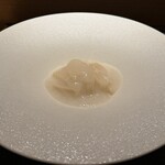 銀座 有涯 - イカを再構築したいかそうめん