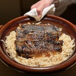 銀座 有涯 - 圧巻　カマスの土鍋ごはん