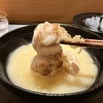 銀座 有涯 - マダラの白子（くもこ）