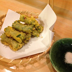 きっちん・うさぎ - アジの梅紫蘇揚げ
