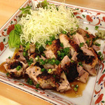 きっちん・うさぎ - 能登鶏りのモモ塩焼き