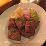 築地タマトミ - マグロ頭トロのフリット