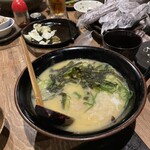 鶏魚 きっちんゆう - 〆の雑炊。食べなかったが写真のみ