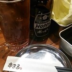 西日暮里酒場 串まる - 黒ホッピー