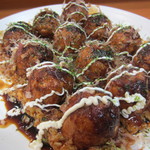 もくもく - イートインで食べたたこ焼き（ソース味）