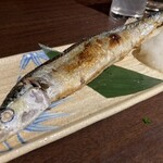 地酒と道産食材 一笑 - さんま塩焼き