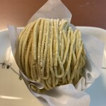 巴裡 小川軒 新橋店 - 新栗のモンブラン