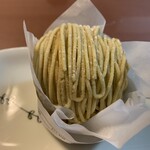 巴裡 小川軒 新橋店 - 新栗のモンブラン