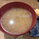 牧和すし - 味噌汁