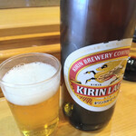 亀寿し - まずは乾杯