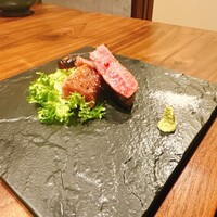 白鳥 - 牛のステーキ