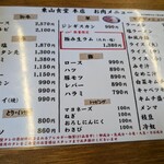 焼肉 東山食堂 - まずはジンギスカンと生ラム、ライスを注文