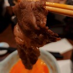 米沢牛黄木 東京駅店 - 適度な脂、肉の旨味
                                