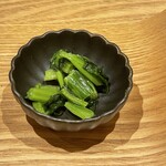 信州蕎麦 蓼科庵 - 野沢菜