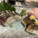 おかえり酒場 さんだるきっちん - さわら、鯛、炙りシメサバ