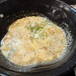 山陰魚介中華蕎麦 Minatomen - 残りスープが雑炊に変貌！