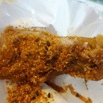 ケンタッキー フライドチキン - 激辛好きなので、うちにある「七味にんにく」をオリジナルチキンに猛烈に振りかけました