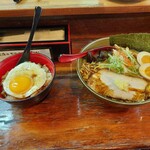 札幌みその 手稲本店 - シビレ味噌壎玉(大盛)&手稲ライス❕旨い×２ナンダァ～ゼェ－ッウ‼️