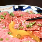 ルッカ - 和牛イチボ刺し