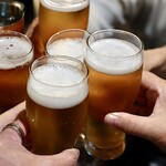 ルッカ - 忘年会の乾杯♪