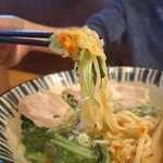 塩々 - 赤ゆず山塩らーめん(大)　　