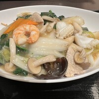 中国料理 龍泉華 - 五目あんかけ焼きそば  アップ