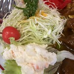 中華料理 牡丹園 - サラダです。