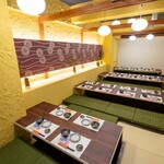 牛タンと海鮮 個室居酒屋 炭松 - 【扉付き堀こたつ個室】　大人数様個室　最大２８名様まで