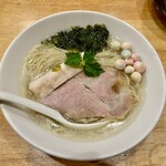 中華そば ココカラサキゑ - 宍道湖しじみの中華そば 1500円　※朝ラー限定