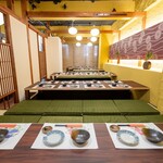 牛タンと海鮮 個室居酒屋 炭松 - 【扉付き堀こたつ個室】大人数様個室　最大36名様まで