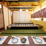 牛タンと海鮮 個室居酒屋 炭松 - 【扉付き堀こたつ】大人数様個室　最大２４名様まで