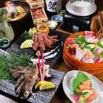 牛タンと海鮮 個室居酒屋 炭松 - 炭松のメイン料理の数々