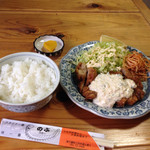 食堂 のぶ - チキン南蛮定食