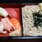 喜来鮨 - すしそばセット・冷アップ