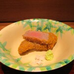 京味 もと井 - 牛ヒレフライ。