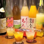 牛タンと海鮮 個室居酒屋 炭松 - 果実酒も多数取り揃えております。