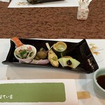 料亭　ほてい家 - 前菜。美味し。