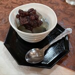 料亭　ほてい家 - デザートの餡蜜。美味し。