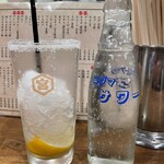 もつ焼き にんべん - ドリンク写真:ウッチャン譲りのレモンサワー