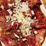 江古田ホルモン - 生で食べれるハラミ！え？と思ったが普通に馬刺しのように美味しいハラミ！！生のが好きってくらい美味しい！