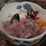 白い小屋 - イワナのお造り